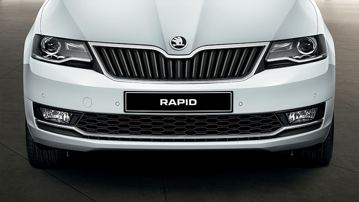 Фото Skoda Rapid головной свет, LED ДХО